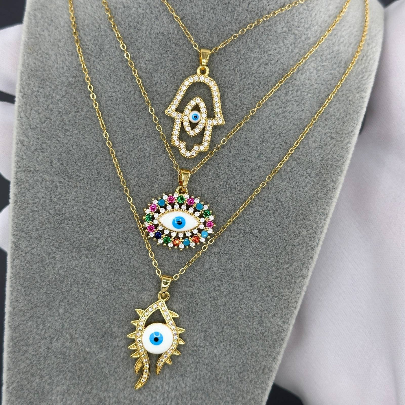 Evil Eye Locket Necklace