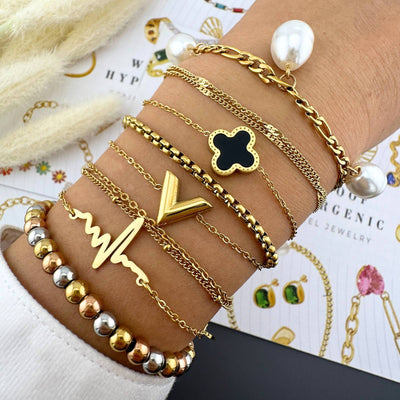 Letter V bracelet, Intensity