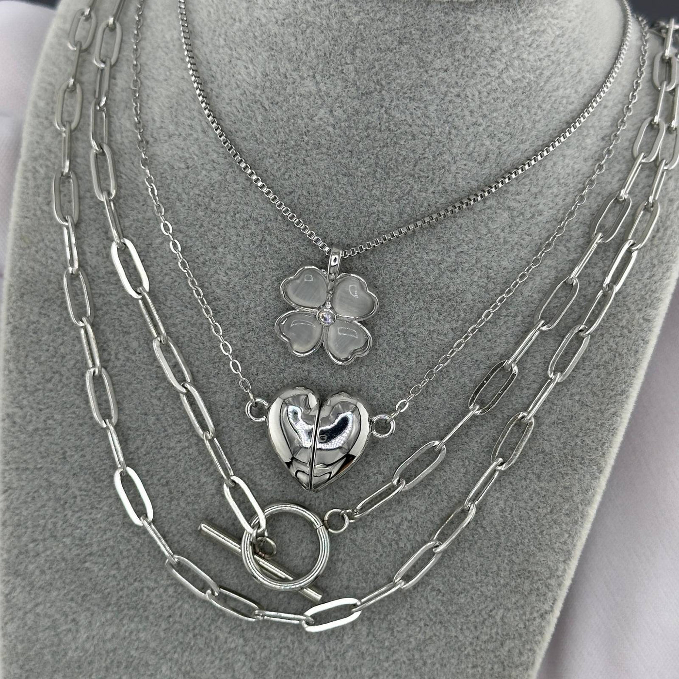 Stainless steel necklace, Intensity