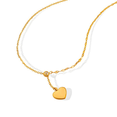 Heart In Your neck necklace, Intensity