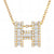 Letter H necklace, Intensity