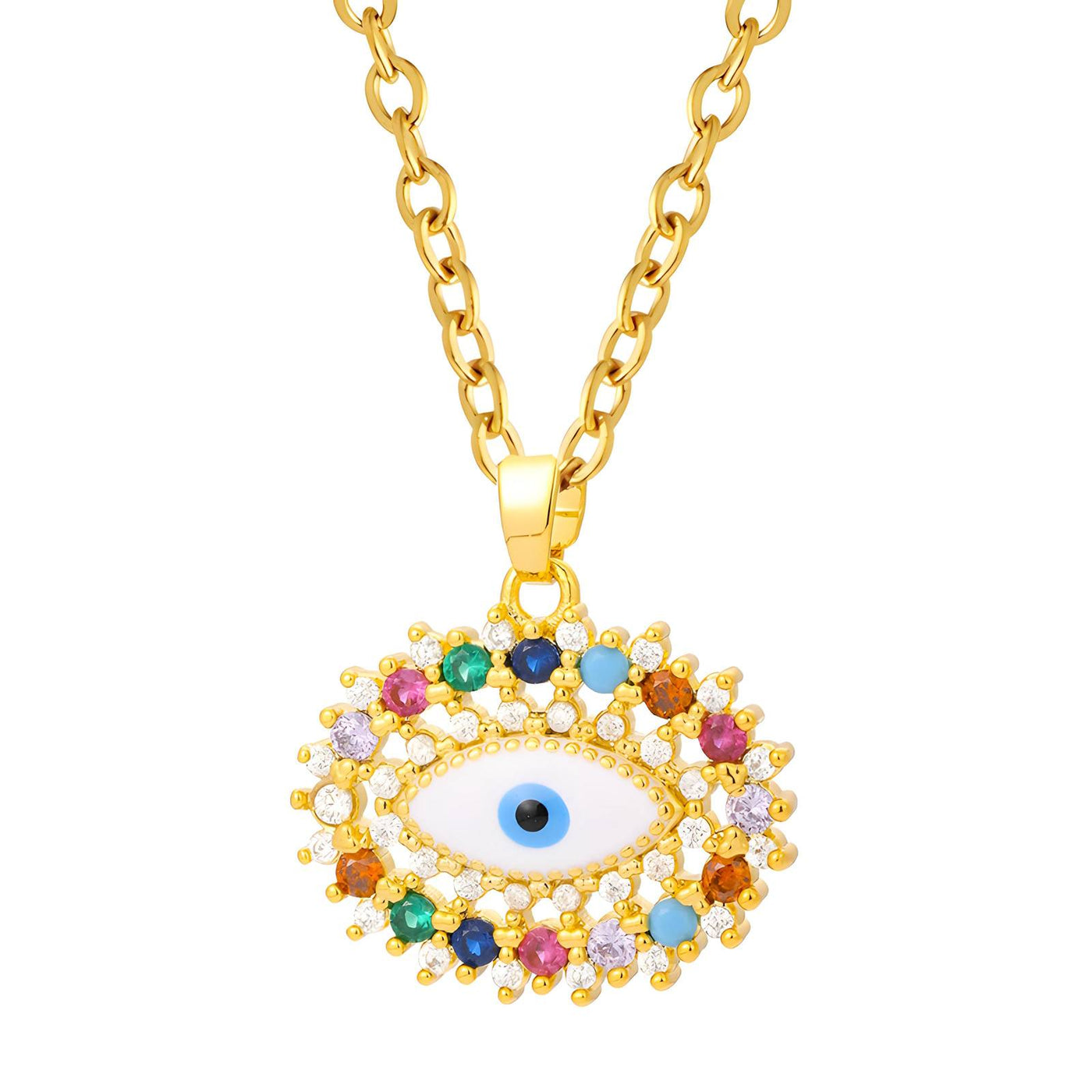 Evil Eye Locket Necklace