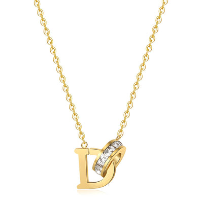 Letter D necklace, Intensity