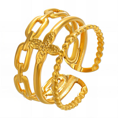 Gold Flower finger ring, Intensity