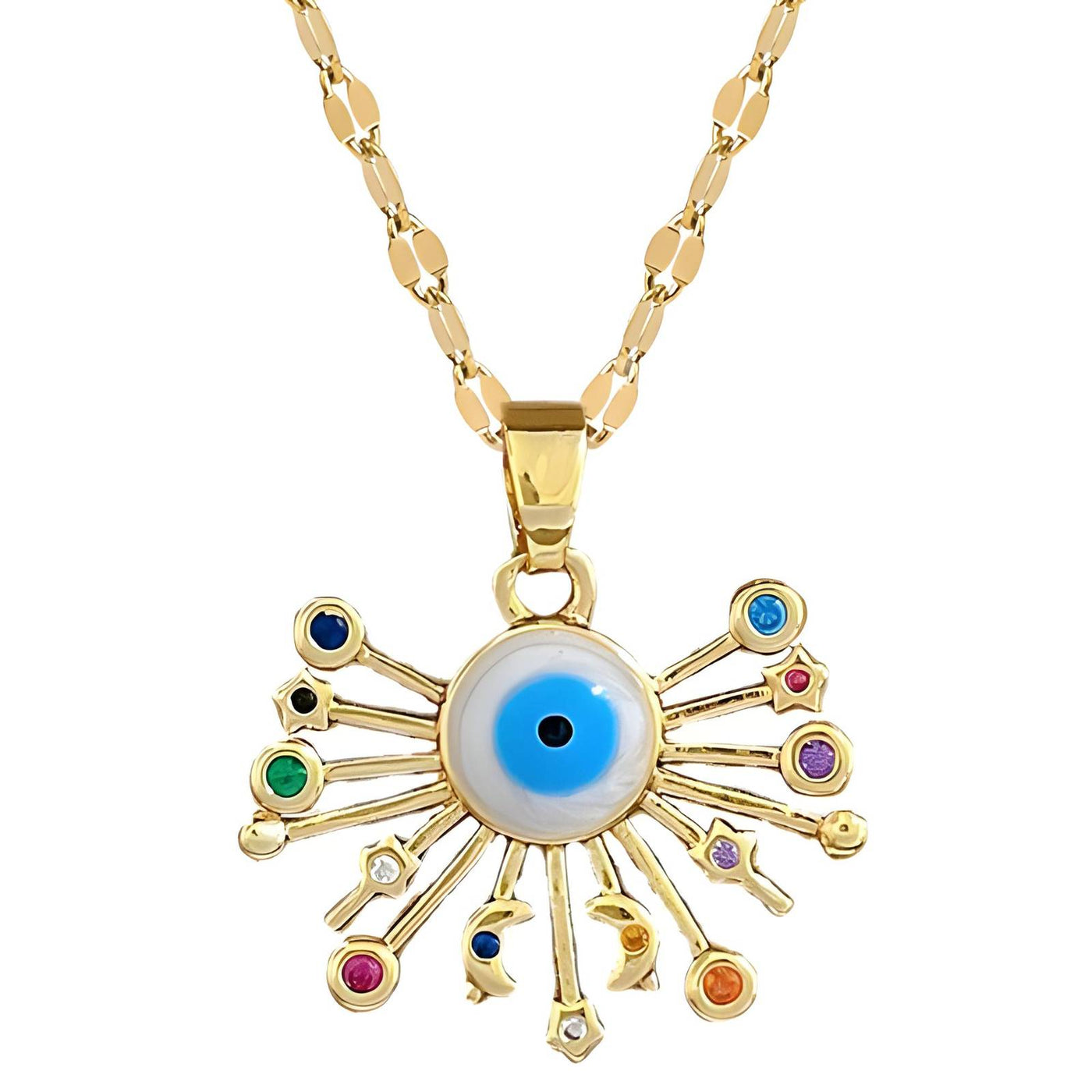 Evil Eyes necklace, Intensity