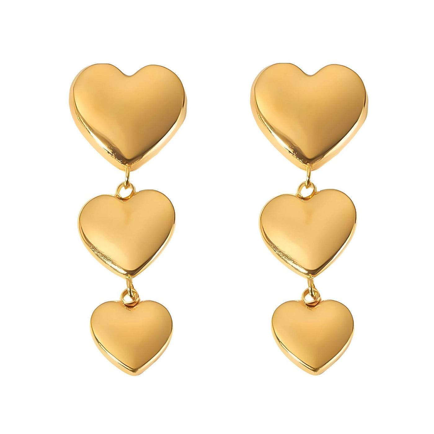 All Hearts earrings, Intensity