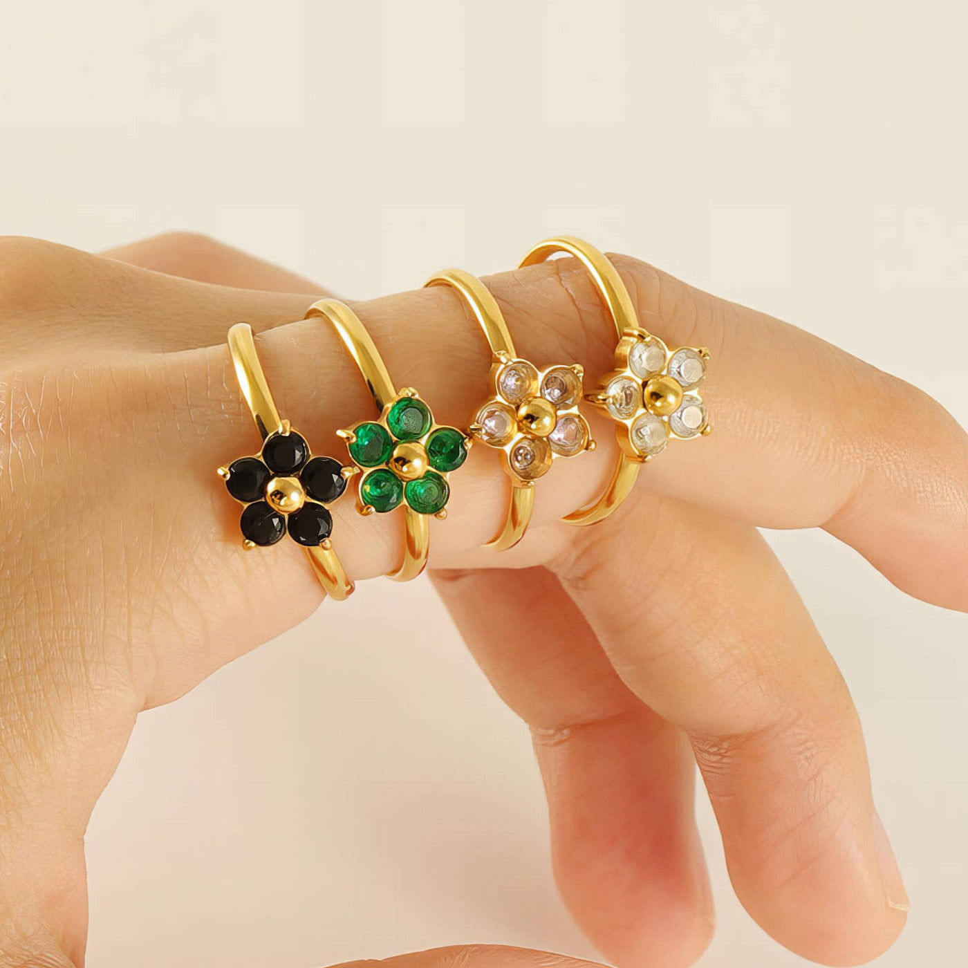 Flower finger ring, Intensity