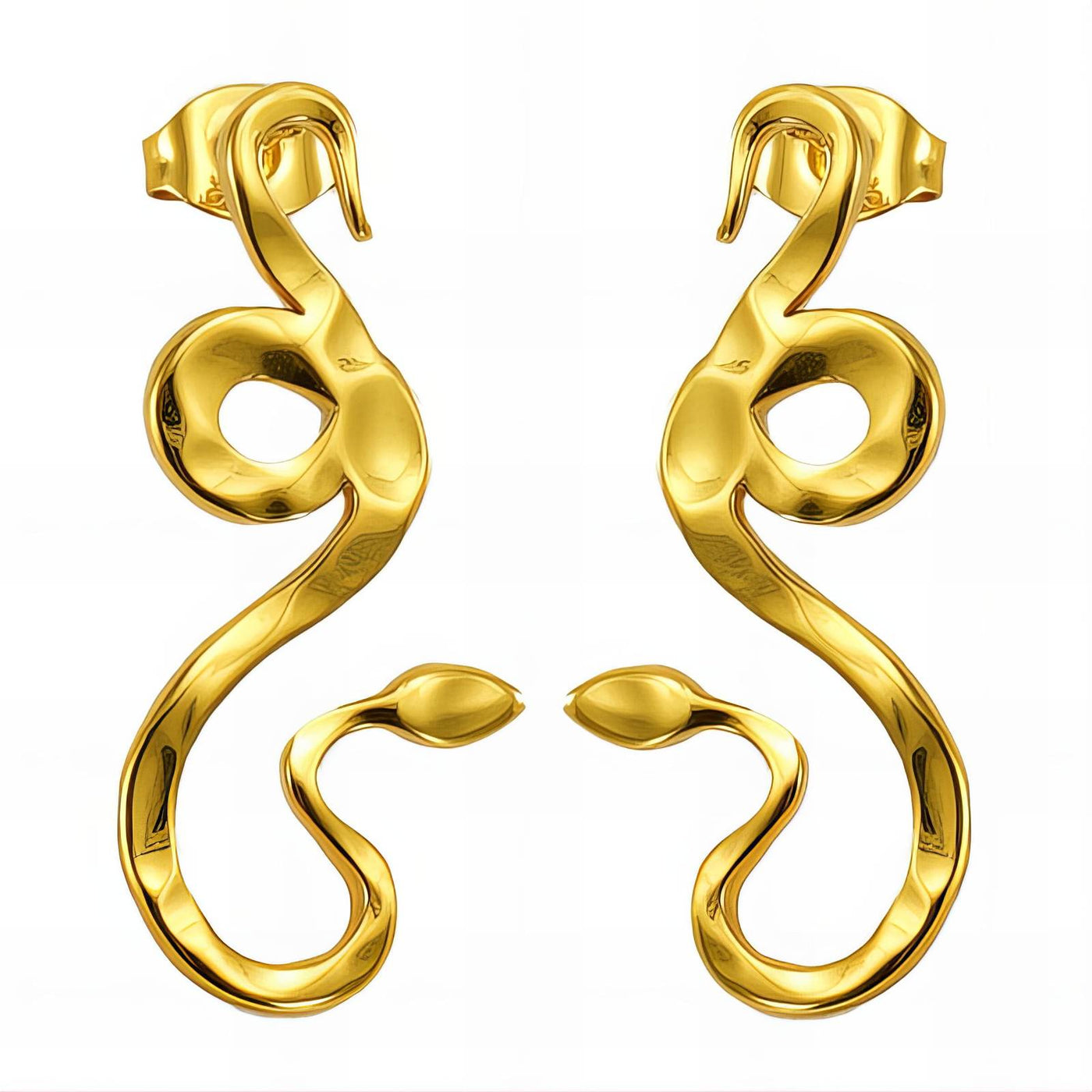 Slithering earrings, Intensity